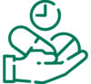 Piktogramm, Hand mit Medikamenten